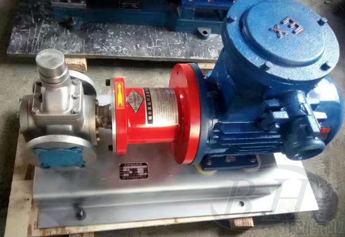 YCB不銹鋼磁力圓弧泵齒輪泵
